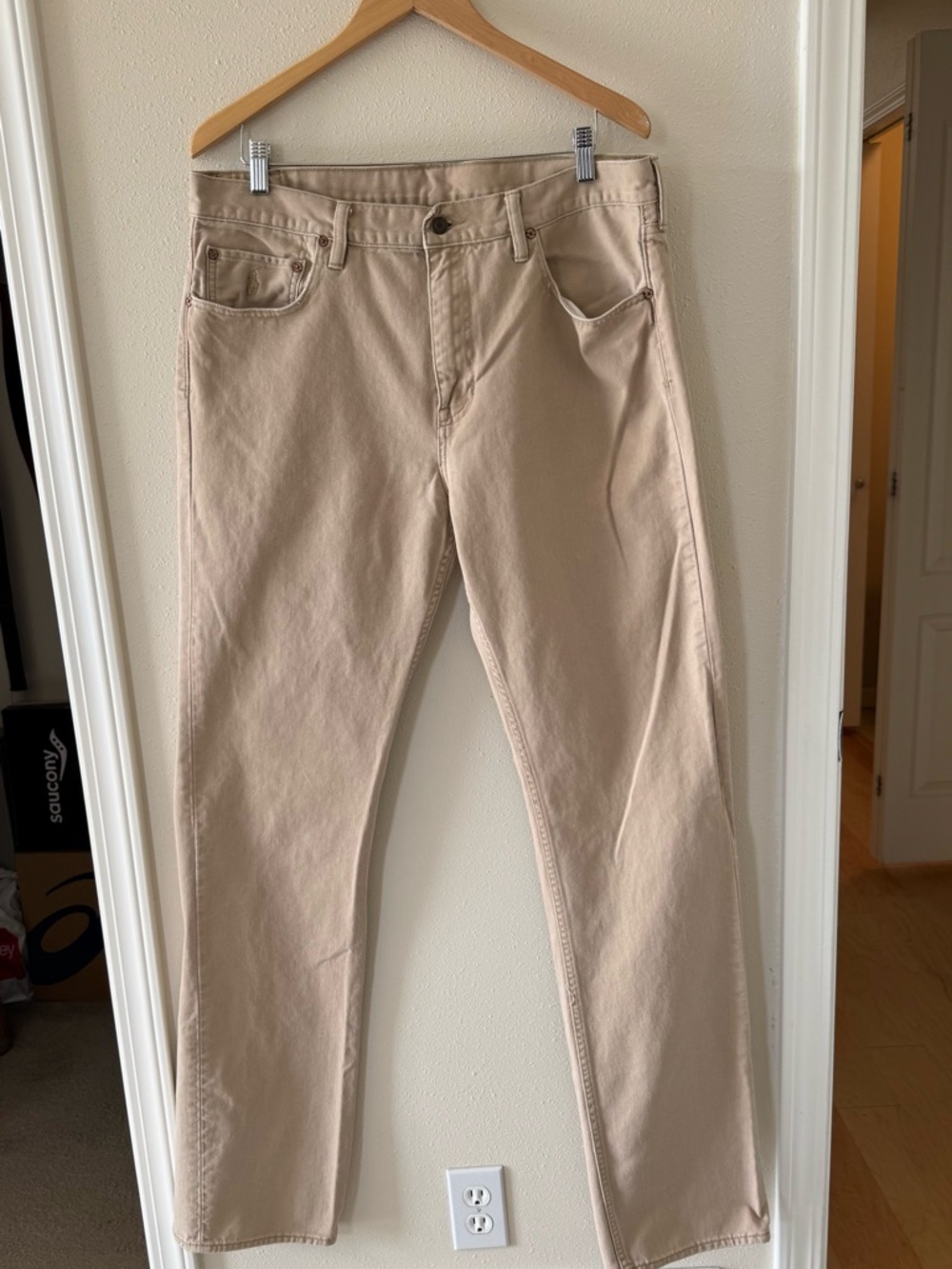 Polo Ralph Lauren Men’s Sz 36 X 38 Classic Fit 867 Beige Jeans
